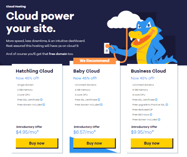 Hostgator Cloud Hosting